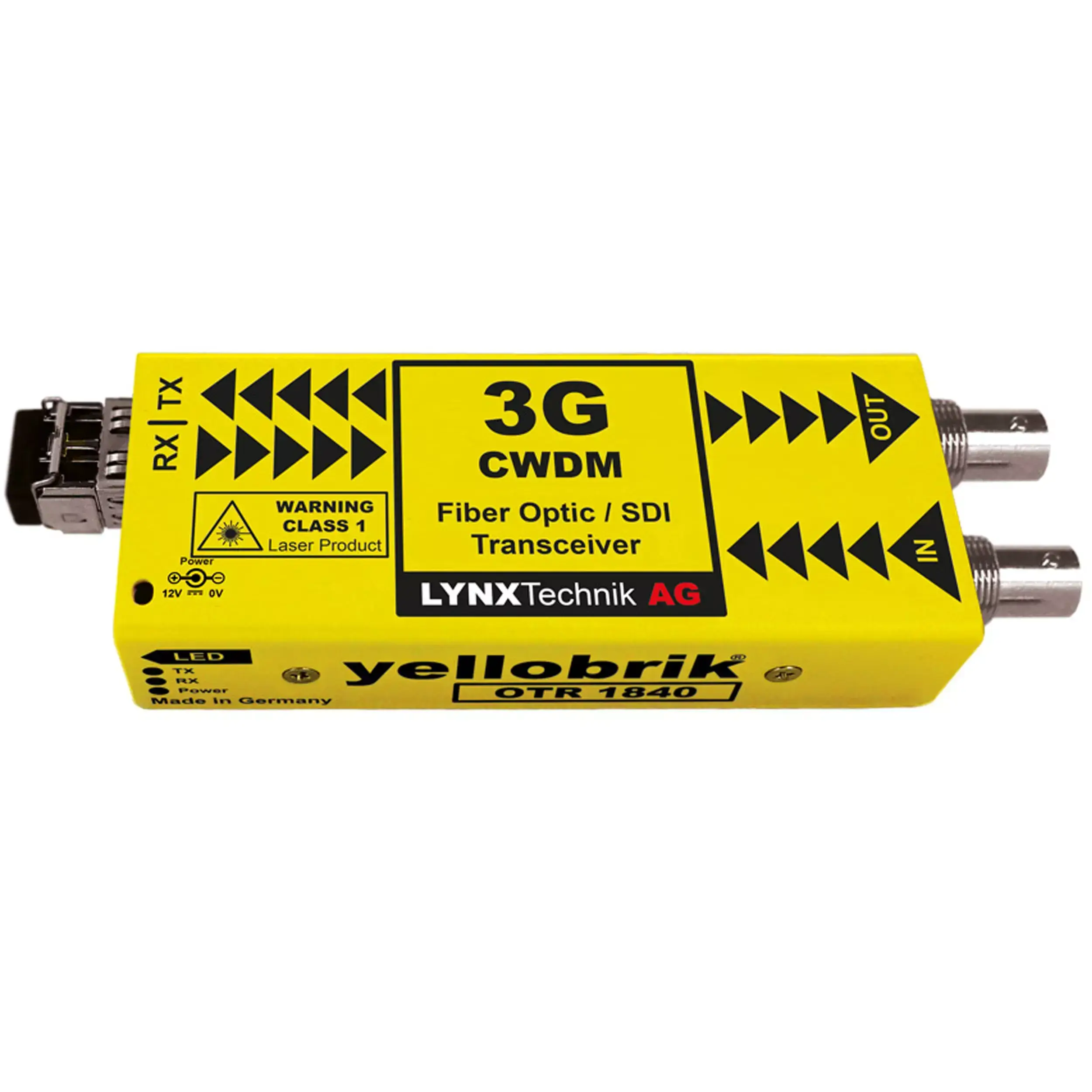LYNX OTR 1840-1 3G Fiber Optic / SDI Transceiver (CWDM)