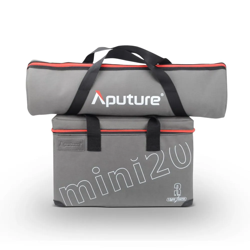 קיט 3 פנסי לד LS-MINI 20C וחצובות תוצרת APUTURE