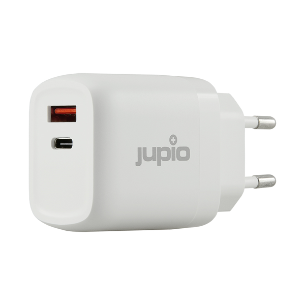 מטען מהיר Jupio Dual USB GaN 30W