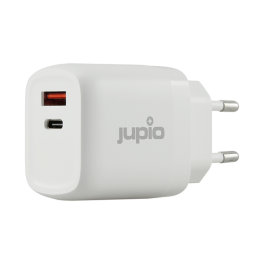 מטען מהיר Jupio Dual USB GaN 30W