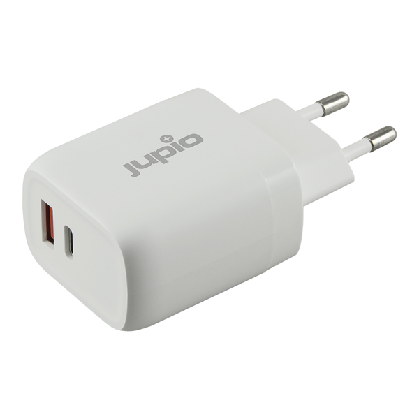 מטען מהיר Jupio Dual USB GaN 30W