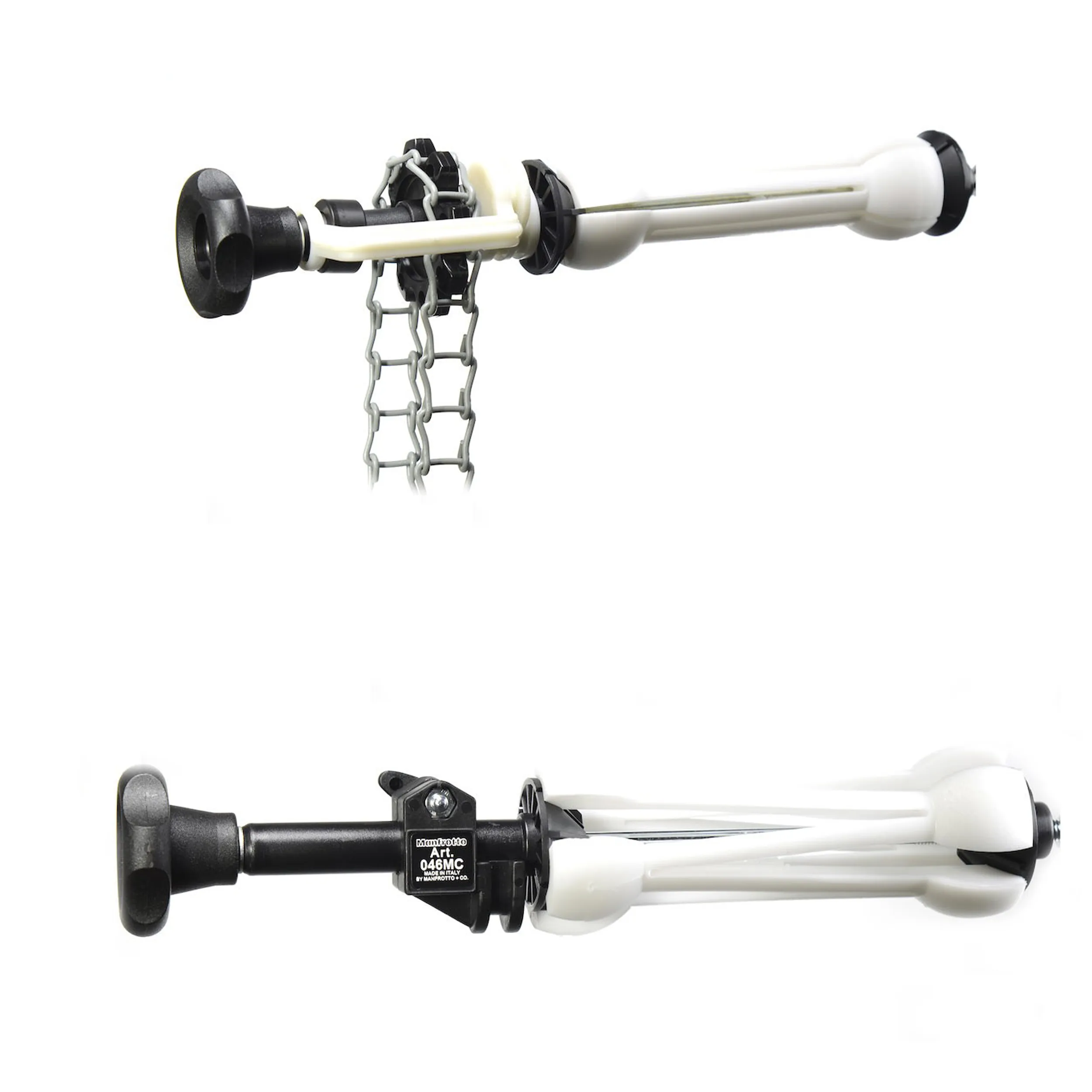 סט גלגלת רקע נייר שרשרת עשויה מתכת Manfrotto 046MC