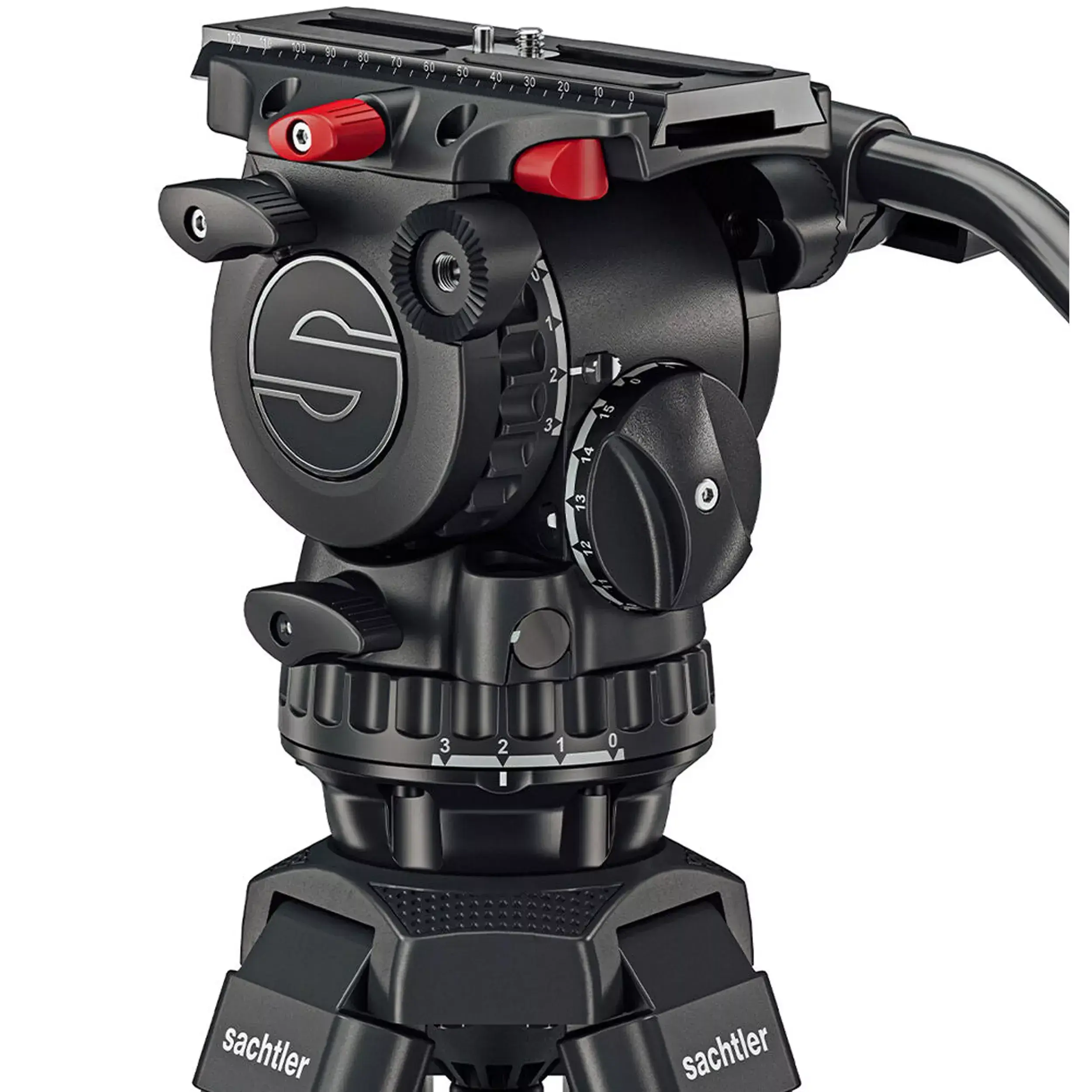 חצובת סיבי פחמן עם ספרדר אמצעי Sachtler System FSB-6 MKII