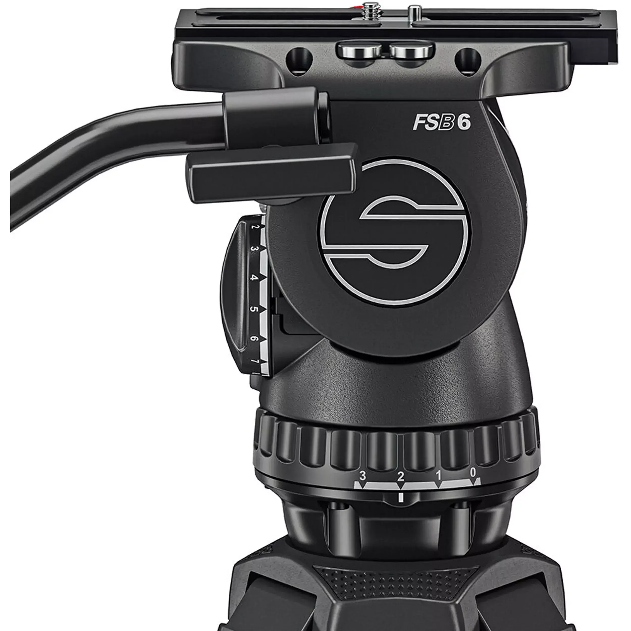 חצובת סיבי פחמן עם ספרדר אמצעי Sachtler System FSB-6 MKII