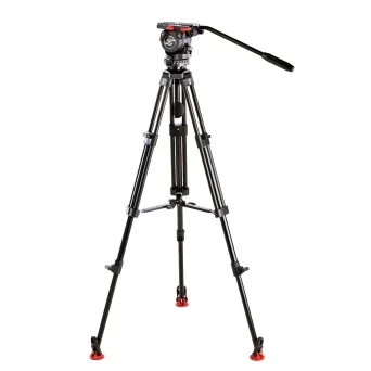 חצובת אלומיניום עם ספרדר אמצעי Sachtler System FSB-8