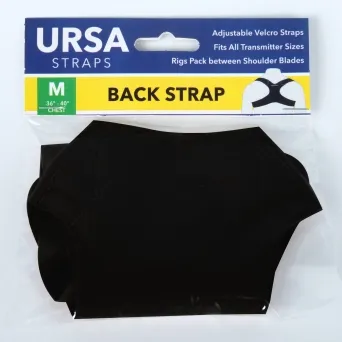 רצועת גב בינונית למשדרים, צבע שחור Ursa Straps