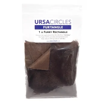 משטח פרווה חום בגודל 30X15 ס"מ Ursa Straps