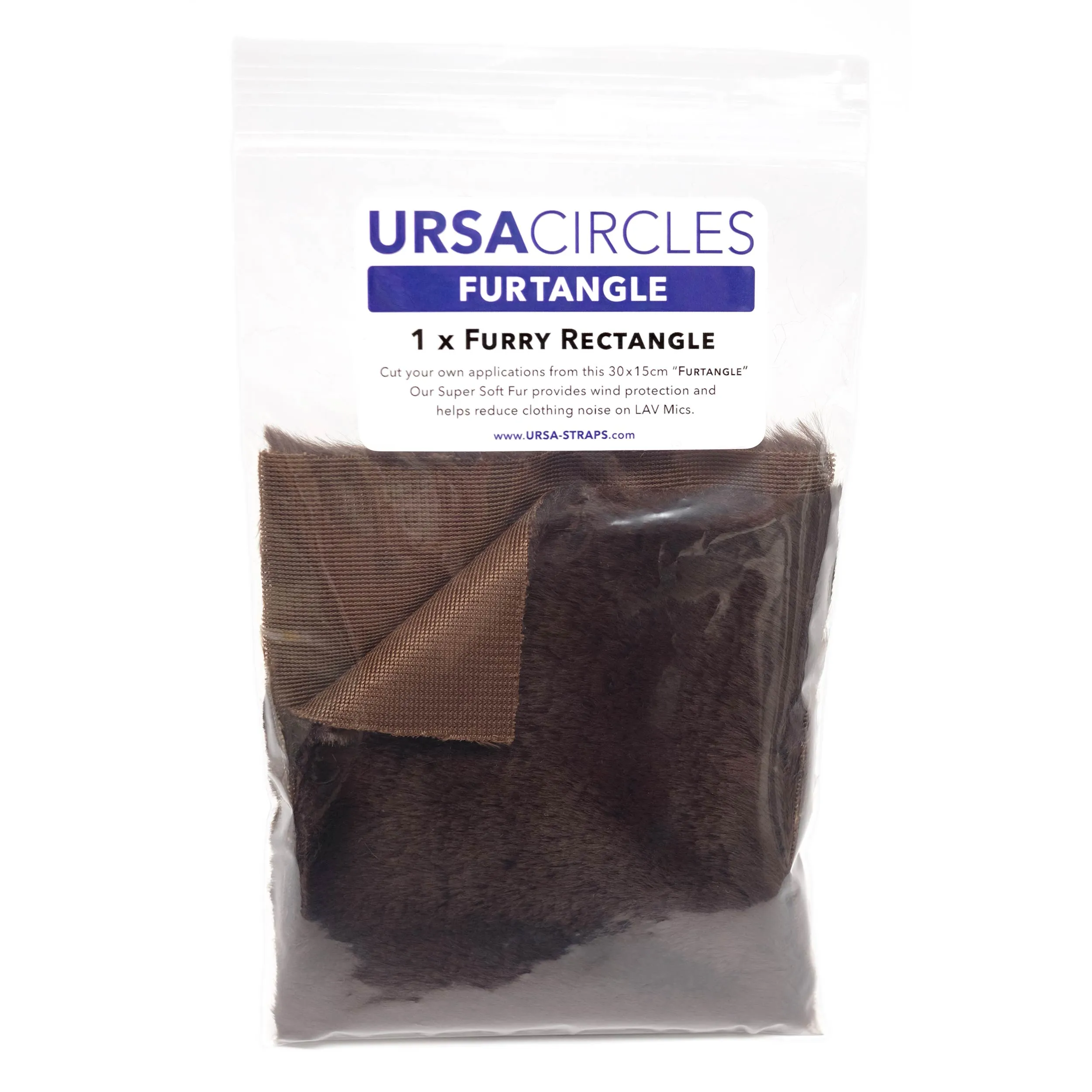 משטח פרווה חום בגודל 30X15 ס"מ Ursa Straps