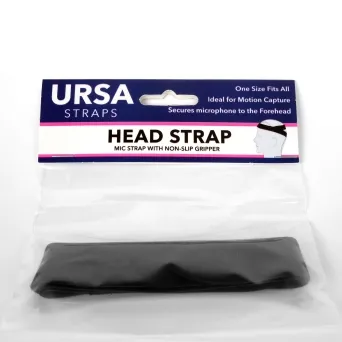 רצועת ראש למיקרופון, צבע שחור Ursa Straps