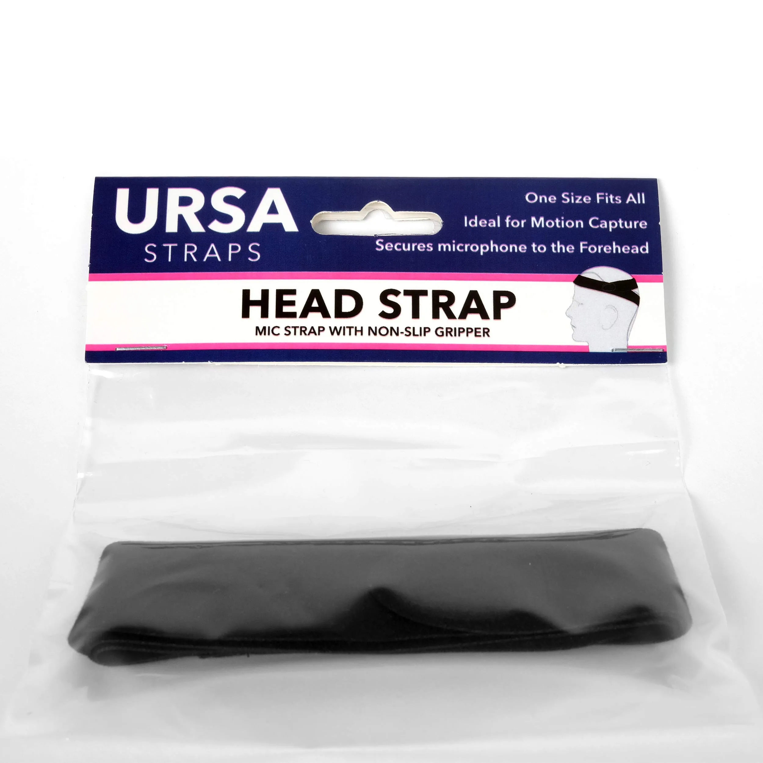 רצועת ראש למיקרופון, צבע שחור Ursa Straps
