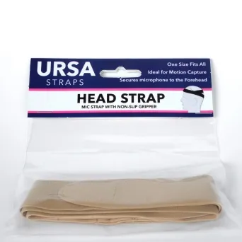 רצועת ראש למיקרופון, צבע בז' Ursa Straps
