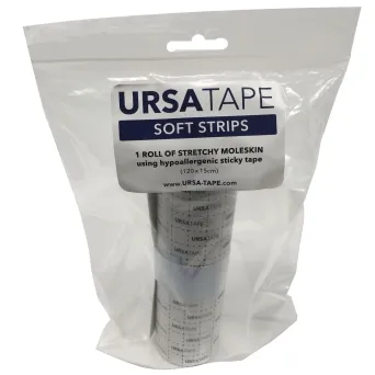 רול רצועות רכות נדבקות בצבע לבן URSA TAPE - Soft Strips Roll