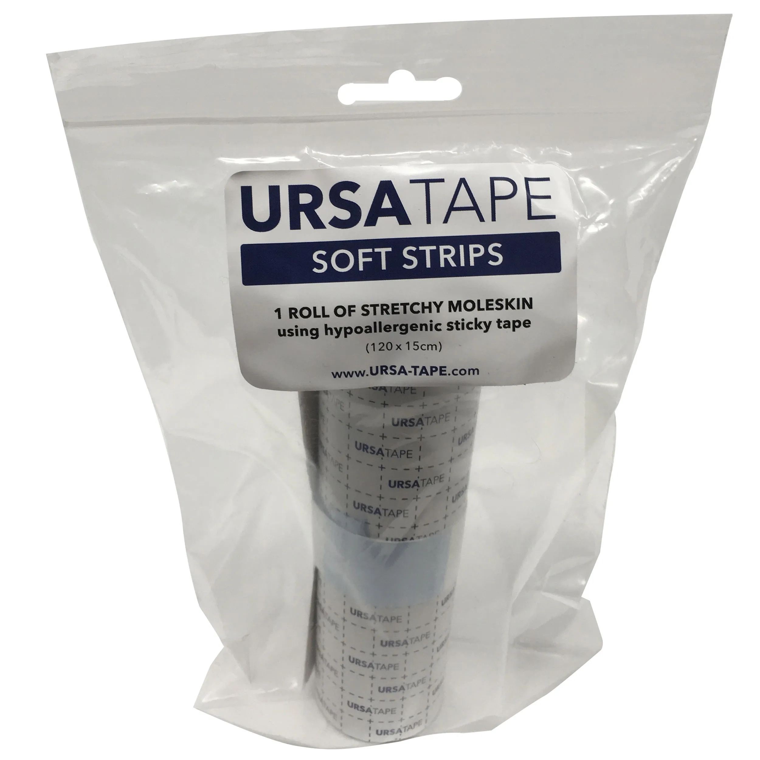 רול רצועות רכות נדבקות בצבע שחור URSA TAPE – Soft Strips Roll