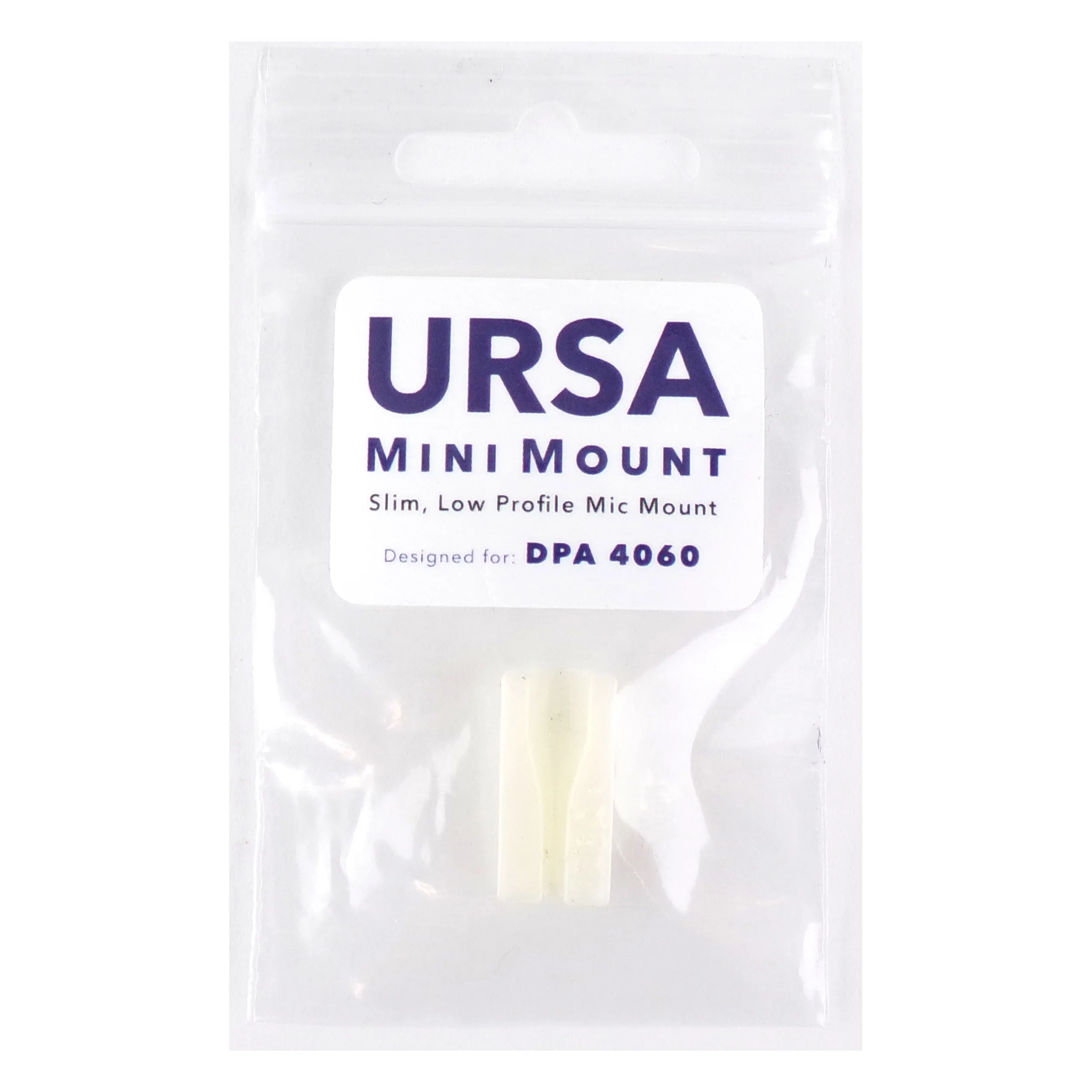 מגן קשיח למיקרופון בצבע לבן Ursa Straps Mini Mounts MM4060