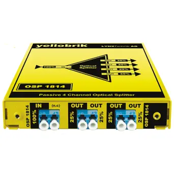 LYNX OSP 1814 4-Channel Passive Optical Splitter/Combiner