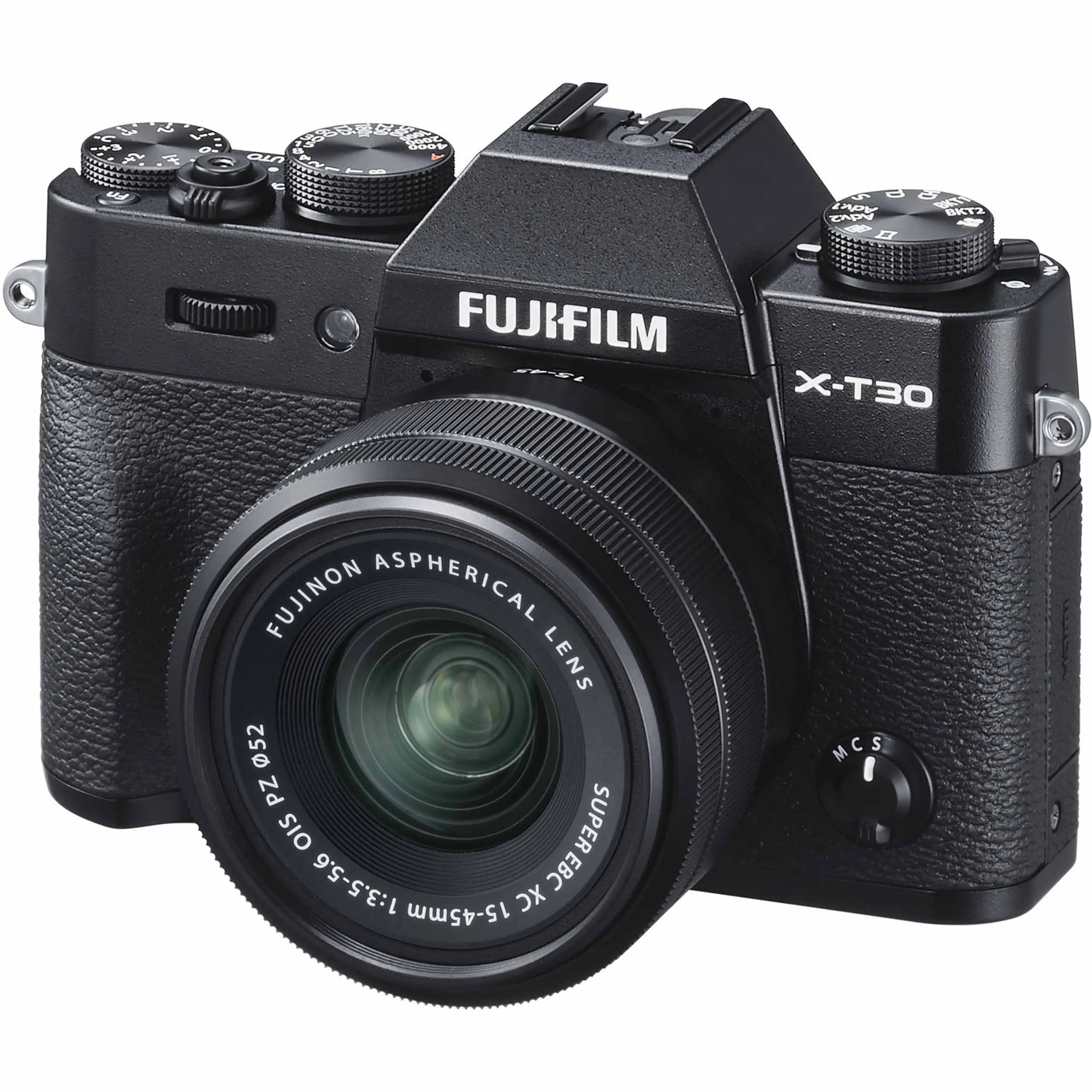 קיט מצלמה ללא מראה ועדשה 15-45 מ"מ FUJIFILM X-T30 (שחורה) 5