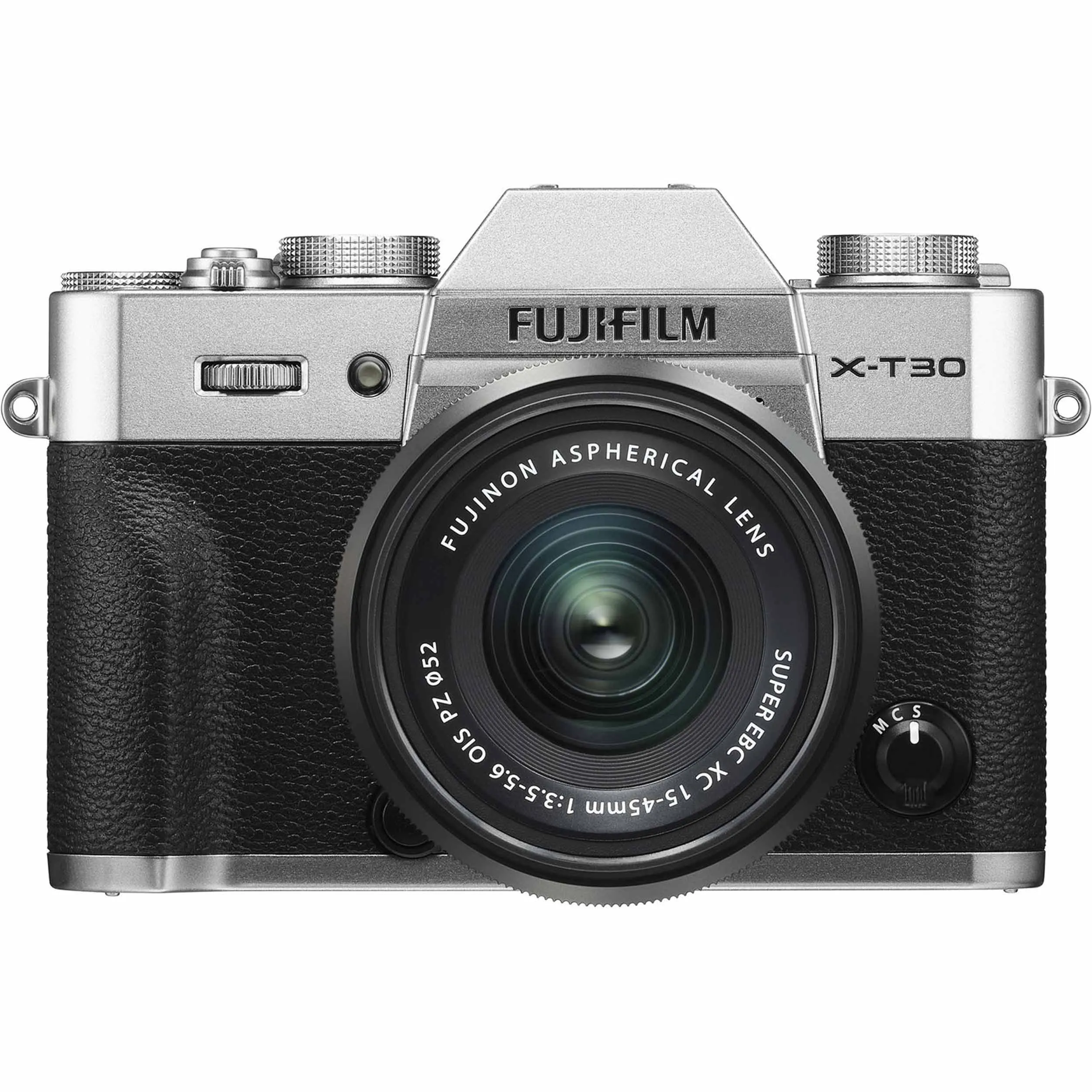 מצלמה דיגיטלית ללא מראה עם עדשה 15-45 מ"מ FUJIFILM X-T30 (כסופה)
