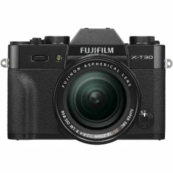 מצלמה דיגיטלית ללא מראה עם עדשה 18-55 מ"מ FUJIFILM X-T30 (שחורה)