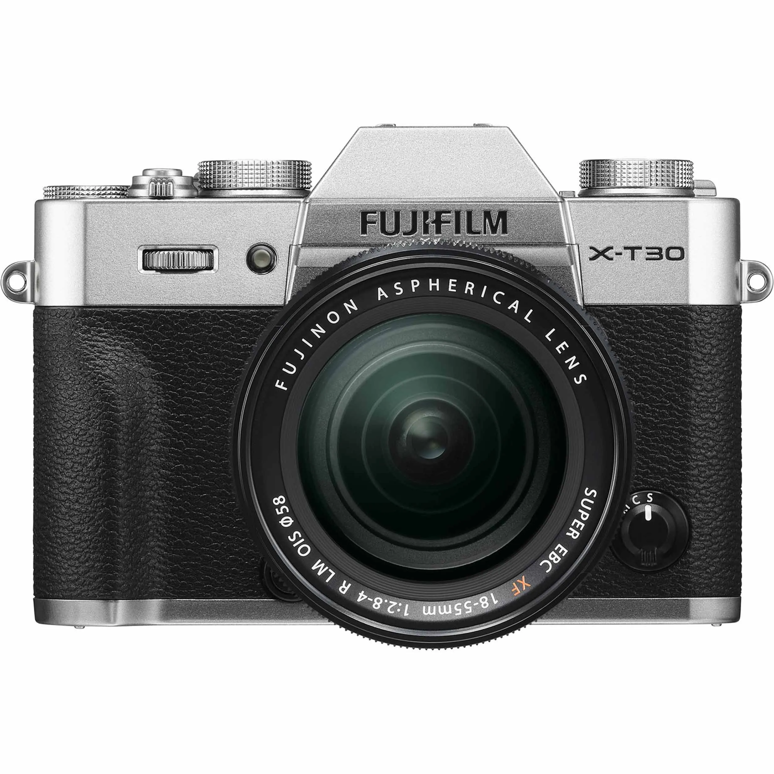 מצלמה דיגיטלית ללא מראה עם עדשה 18-55 מ"מ FUJIFILM X-T30 (כסופה)