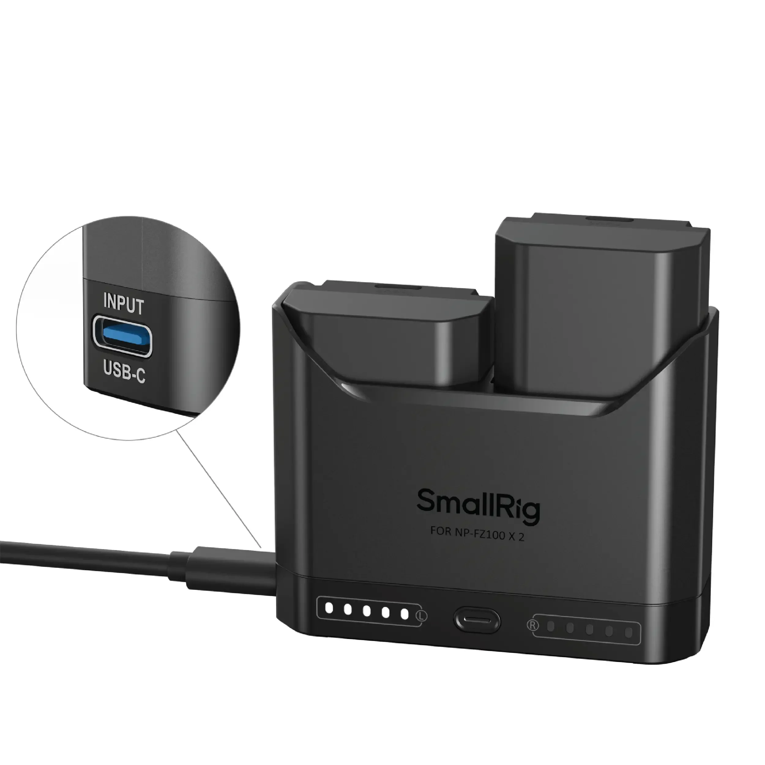 מטען מהיר ל-2 סוללות SmallRig 5483 NP-FZ100