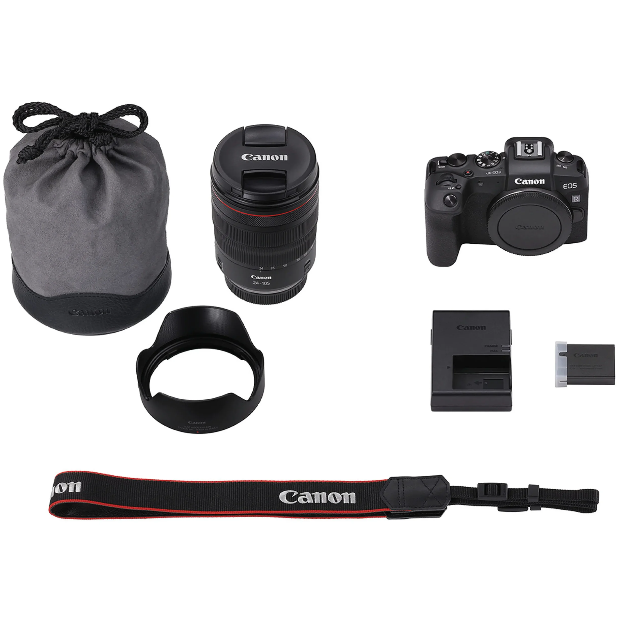 גוף מצלמה דיגיטלית Canon  EOS-RP ועדשה RF 24-105 מ"מ