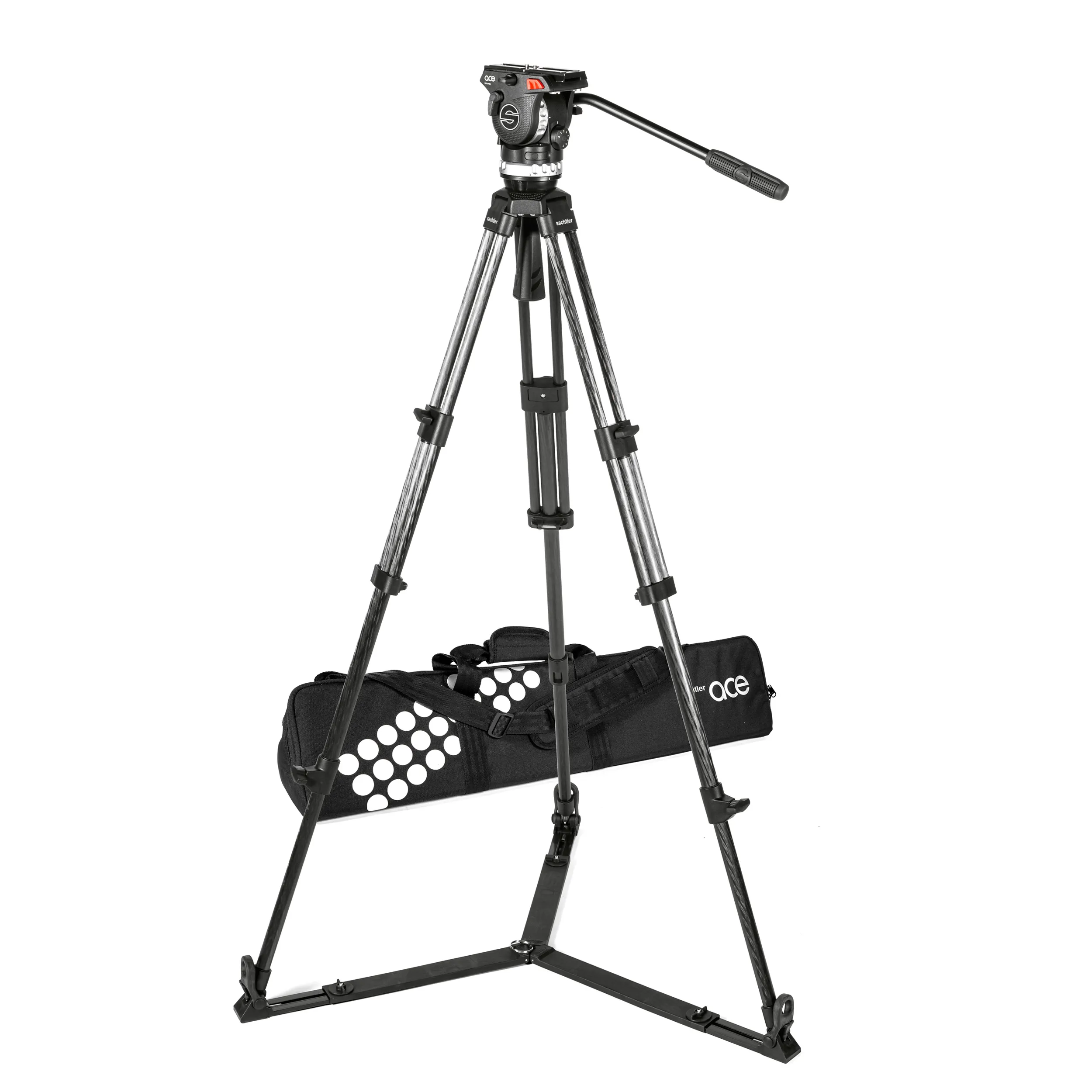 חצובת סיבי פחמן ספרדר תחתון  Sachtler ACE Large