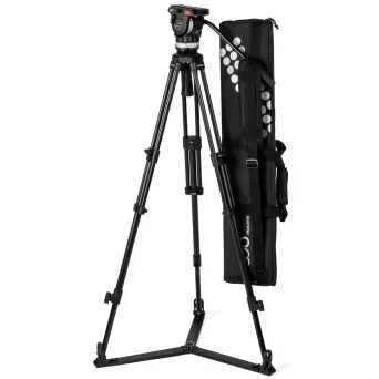 חצובת אלומיניום וראש Sachtler Ace XL בעלת ספרדר תחתון