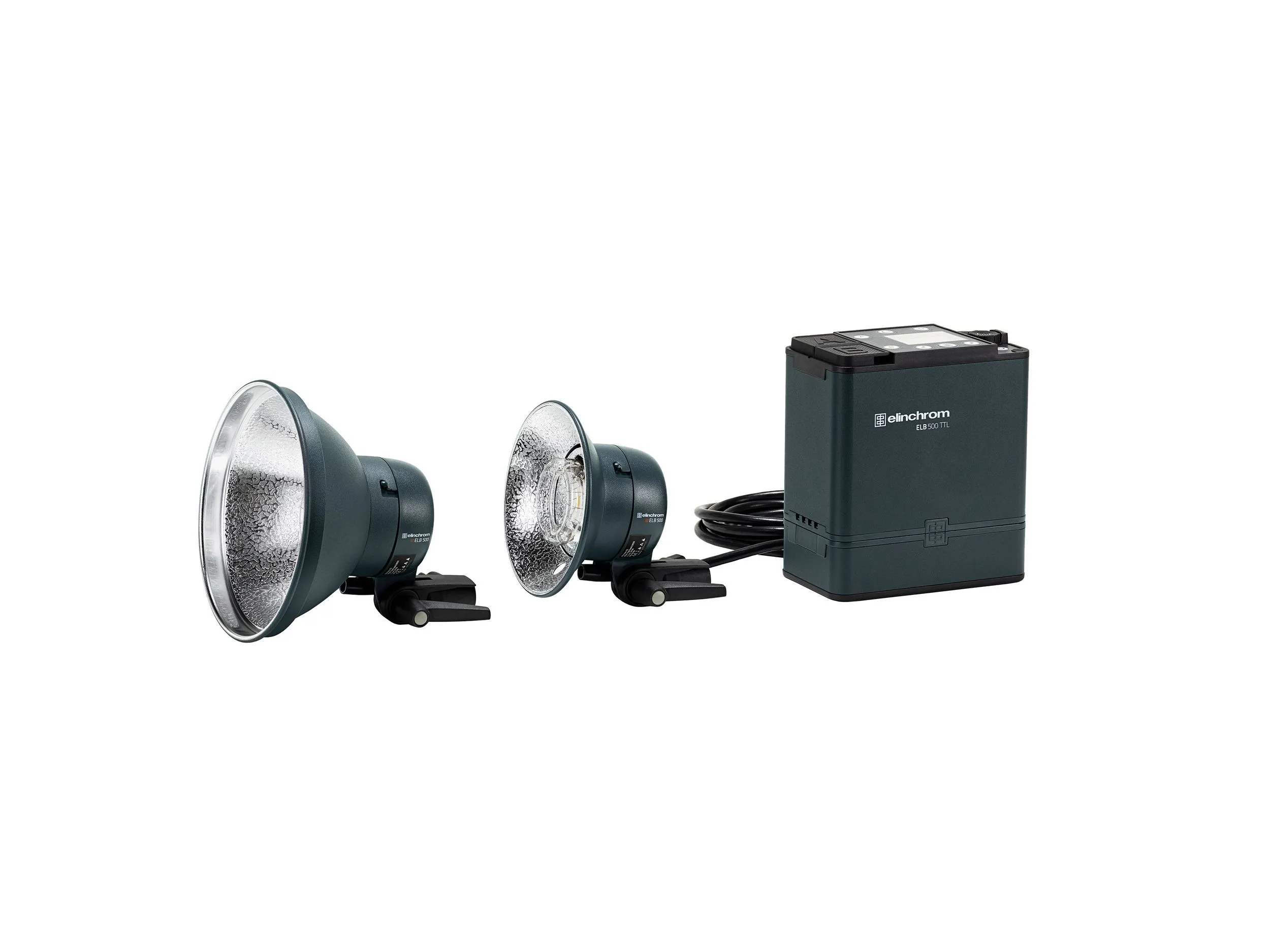 קיט מבזק 500W על סוללה ELB 500 TTL Dual To Go