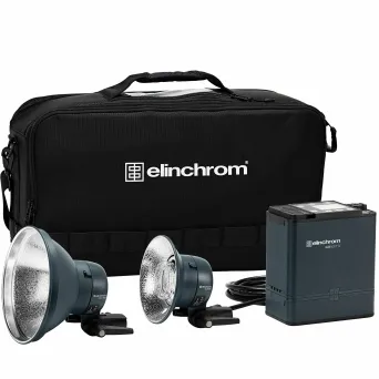 קיט מבזק 500W על סוללה ELB 500 TTL Dual To Go