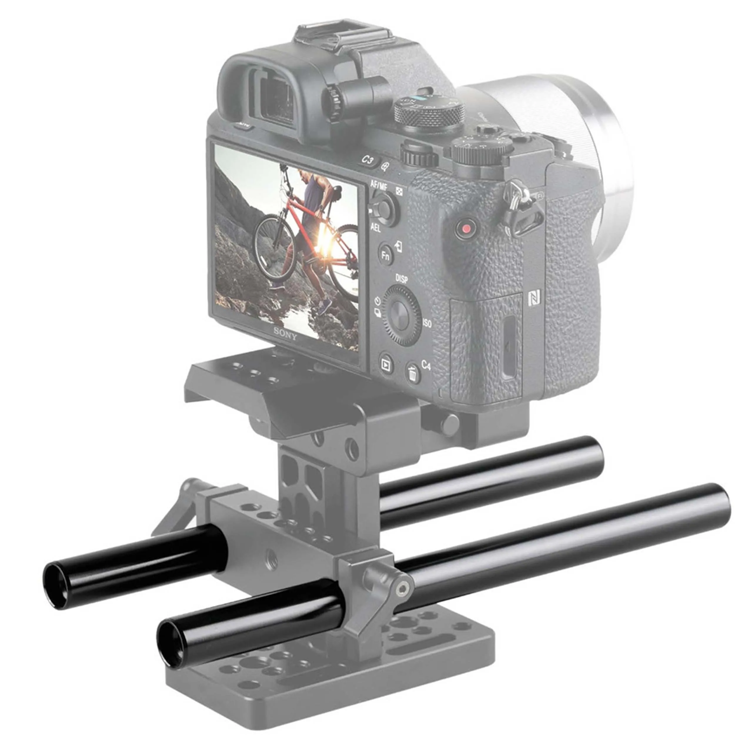 זוג מוטות אלומיניום 20 ס"מ SmallRig 1051