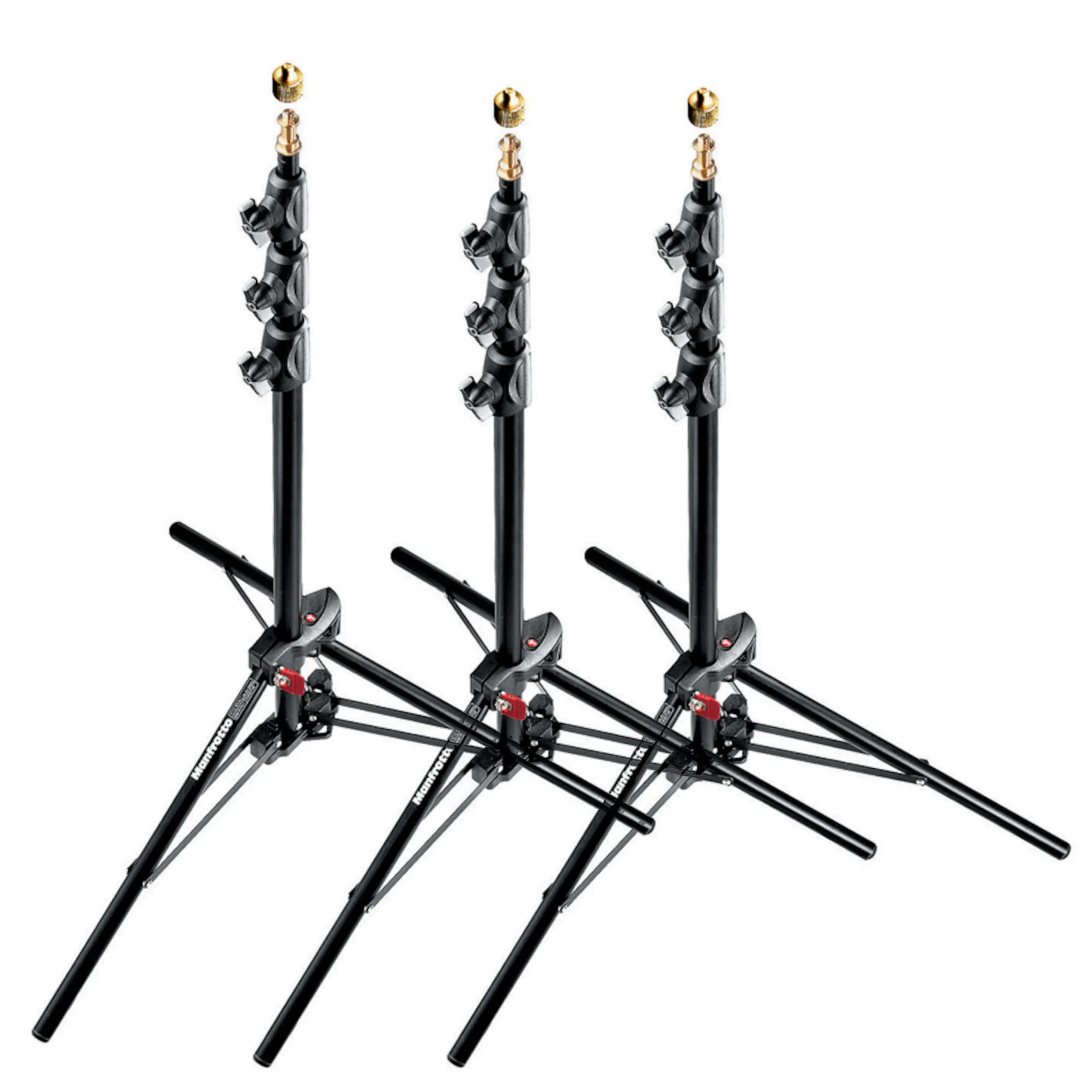 סט 3 חצובות תאורה מיני Manfrotto 1051BAC