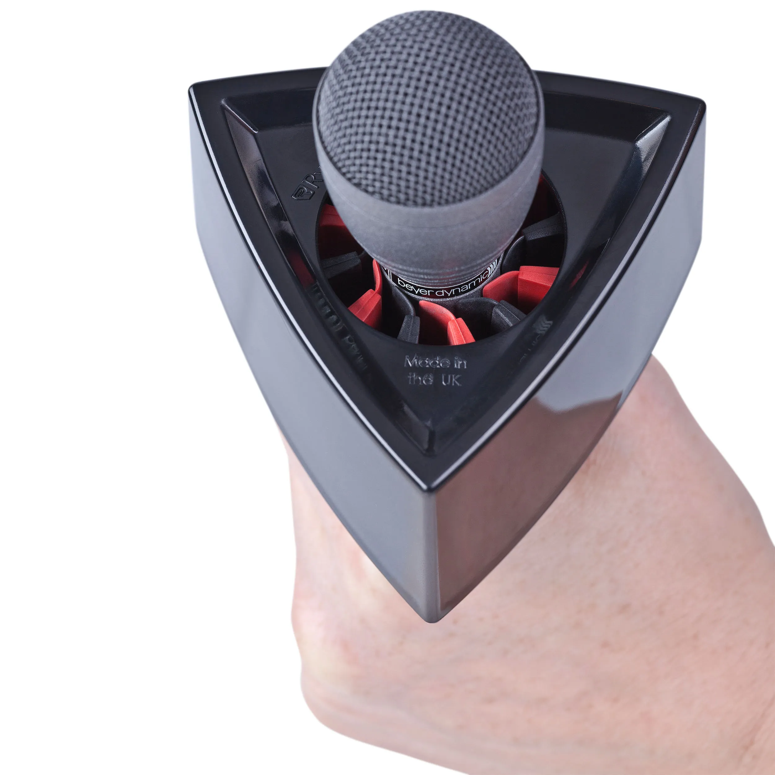 דגל מיקרופון משולש שחור Rycote