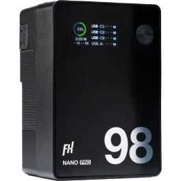 סוללת ליתיום  FXLION NANO PRO 14.8V/98Wh V-Mount