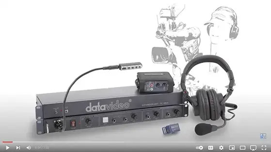 יחידה תוספת 4 ערוצים לאינטרקום DataVideo ITC-200E