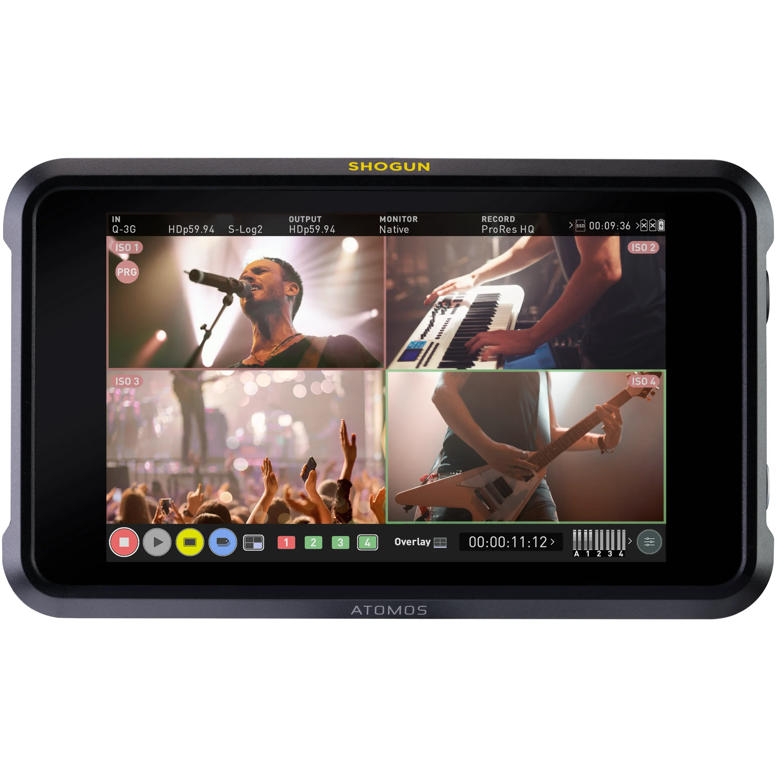 מוניטור מקליט / סוויצ'ר Atomos Shogun Classic  "7