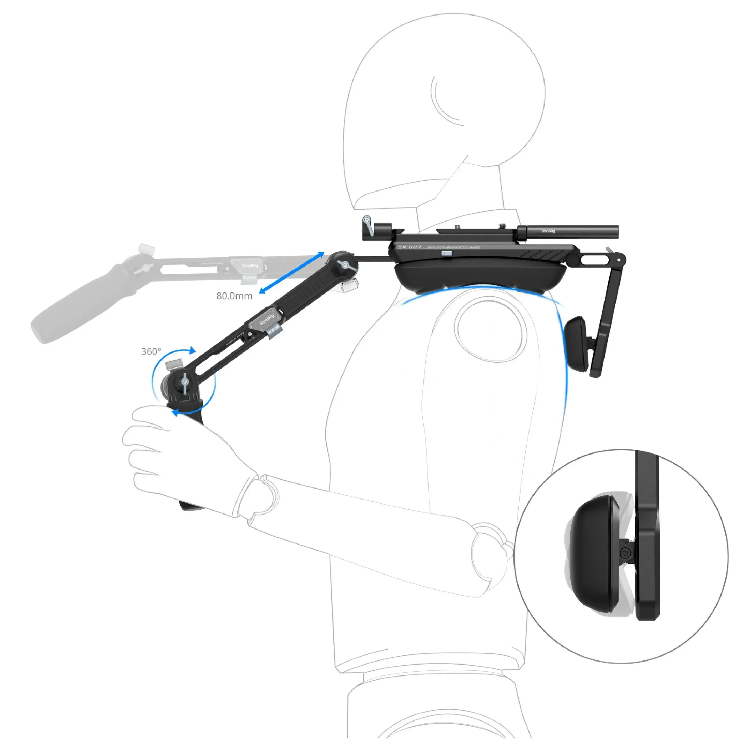 מערכת כתף מקצועית למצלמה SmallRig 4181B
