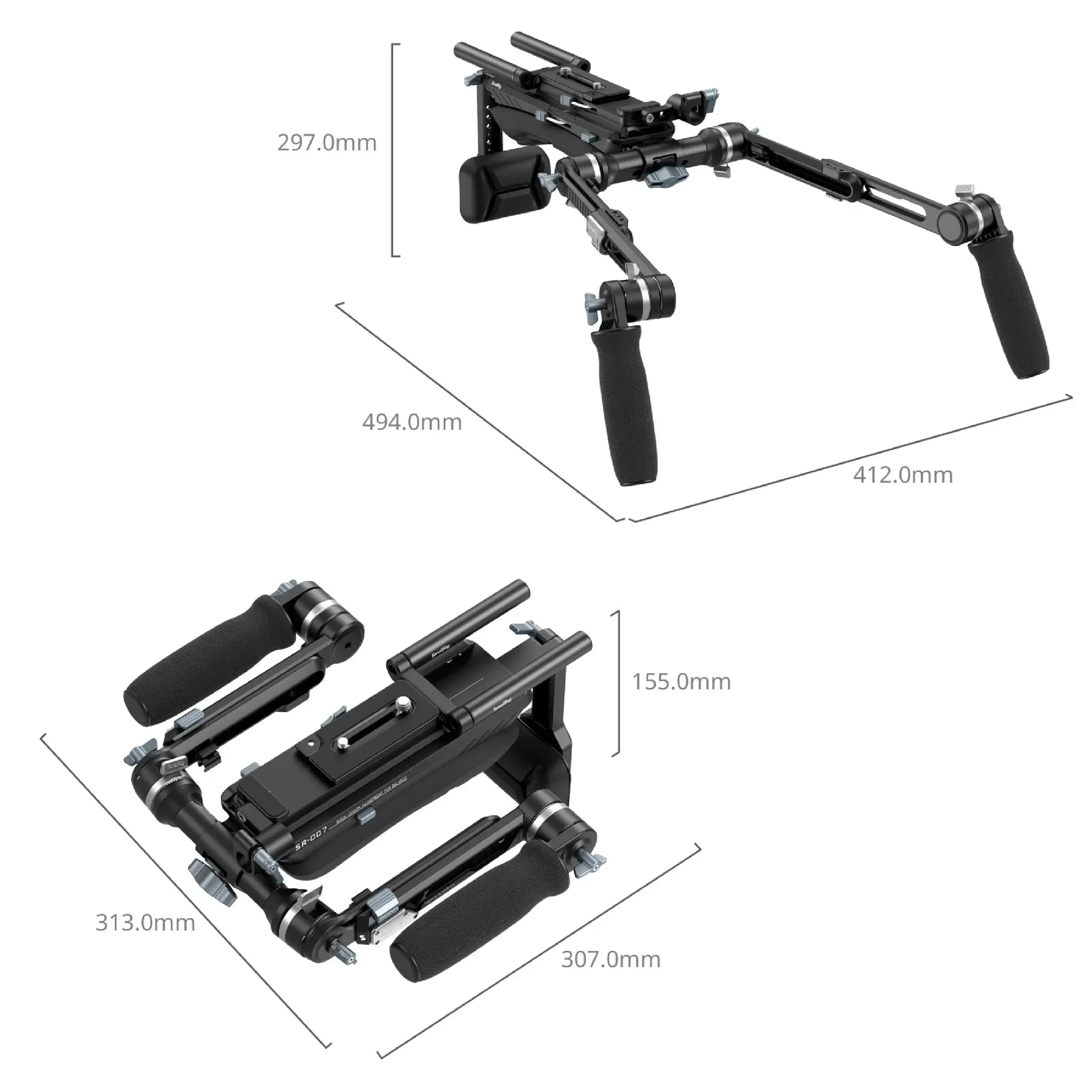 מערכת כתף מקצועית למצלמה SmallRig 4181B