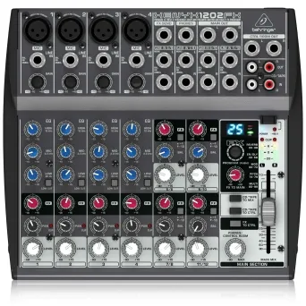 מיקסר 12 כניסות עם אפקטים מובנים Behringer Xenyx 1202FX