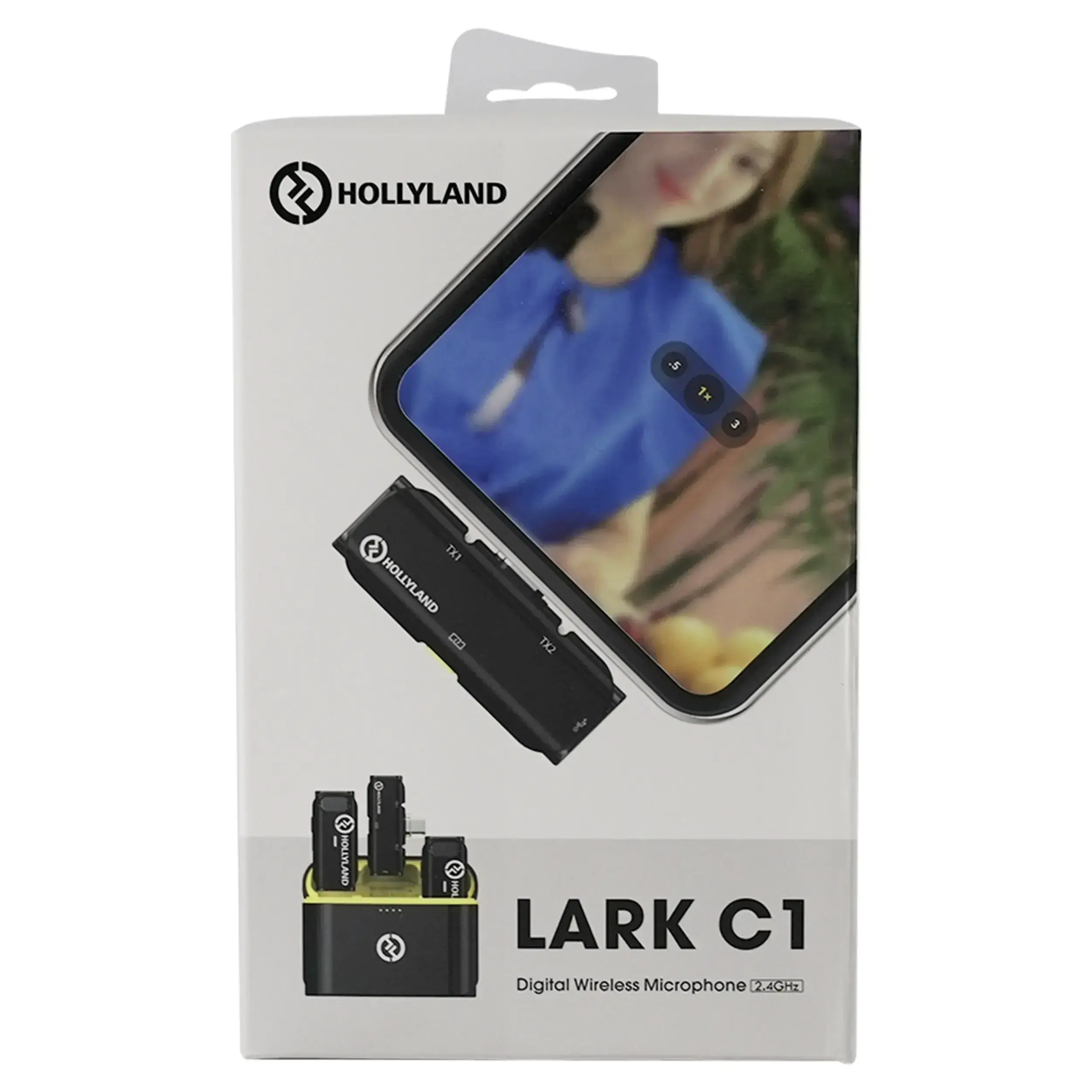 מערכת מיקרופון אלחוטית לאייפון HOLLYLAND LARK C1 SOLO