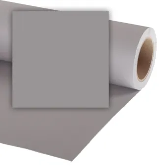 רקע נייר לצילום 2.72X11 מטר Colorama Cloud Grey