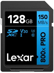 Lexar Professional 800x  Pro SD UHS-I