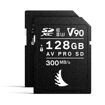 זוג כרטיסי זיכרון Angelbird 128GB V90 ל-Canon EOS R6