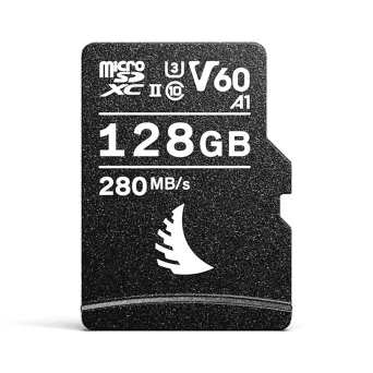 כרטיס זיכרון Angelbird AV PRO microSD 128GB V60 עם מתאם ל-SD