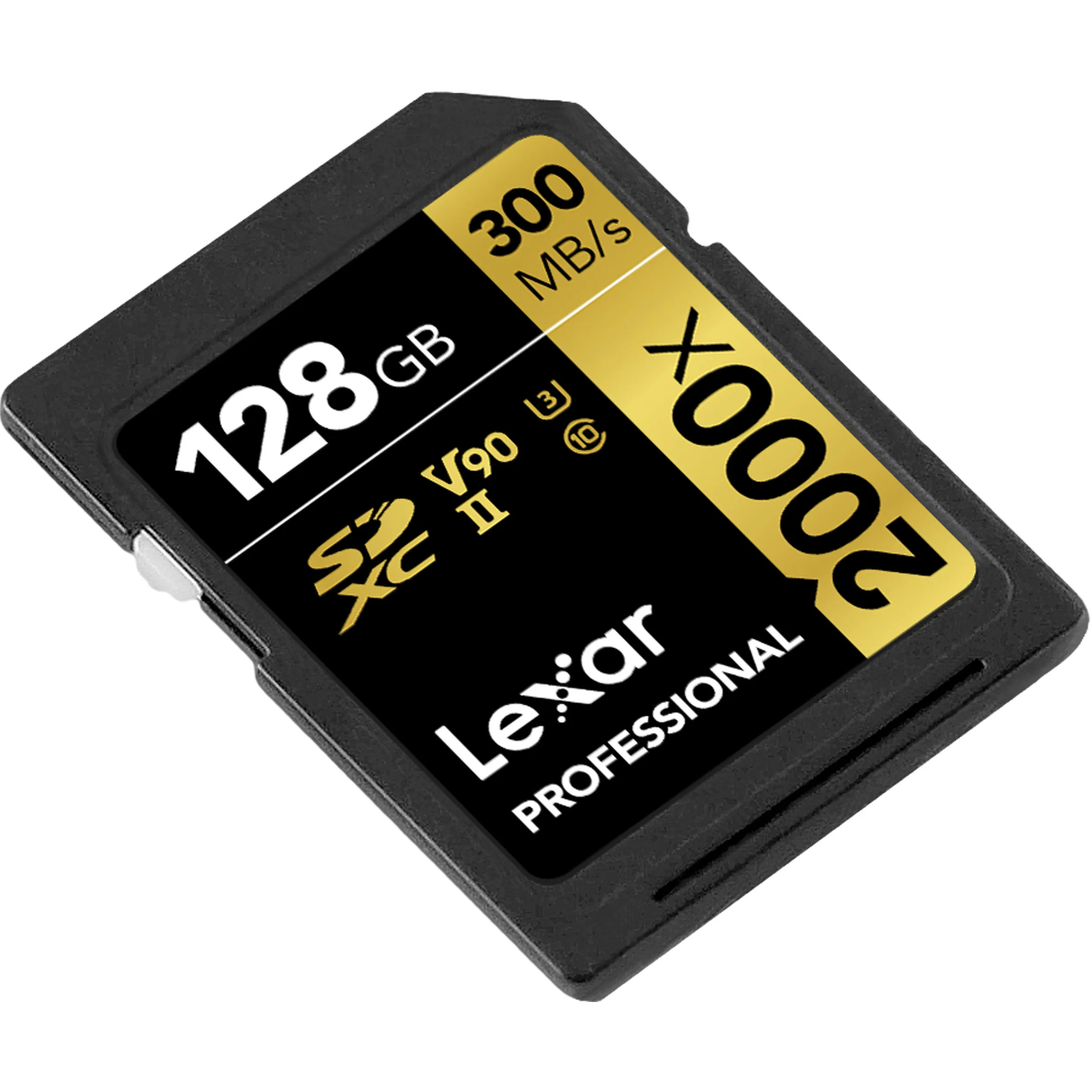 כרטיס זיכרון Lexar 128GB 2000x Professional SDXC UHS-II