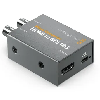 ממיר Micro Converter HDMI to SDI 12G עם ספק מתח