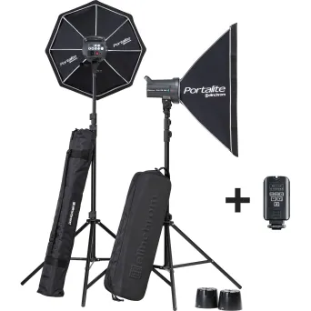סט פלאשים Elinchrom D-LITE RX 4/4 Softbox To Go