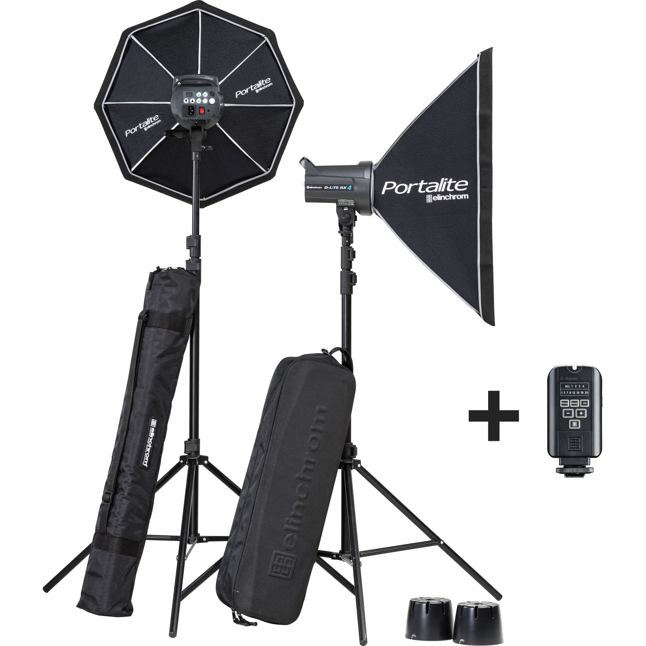 סט פלאשים Elinchrom D-LITE RX 4/4 Softbox To Go