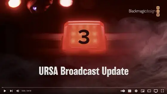 מצלמת Blackmagic URSA Broadcast G2