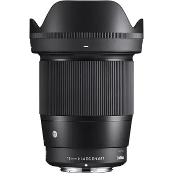 עדשה Sigma 16mm f/1.4 DC DN למצלמות "4/3