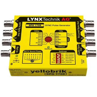 LYNX SPG 1708 Tri-/Bi-Level Sync Pulse Generator with Genlock
